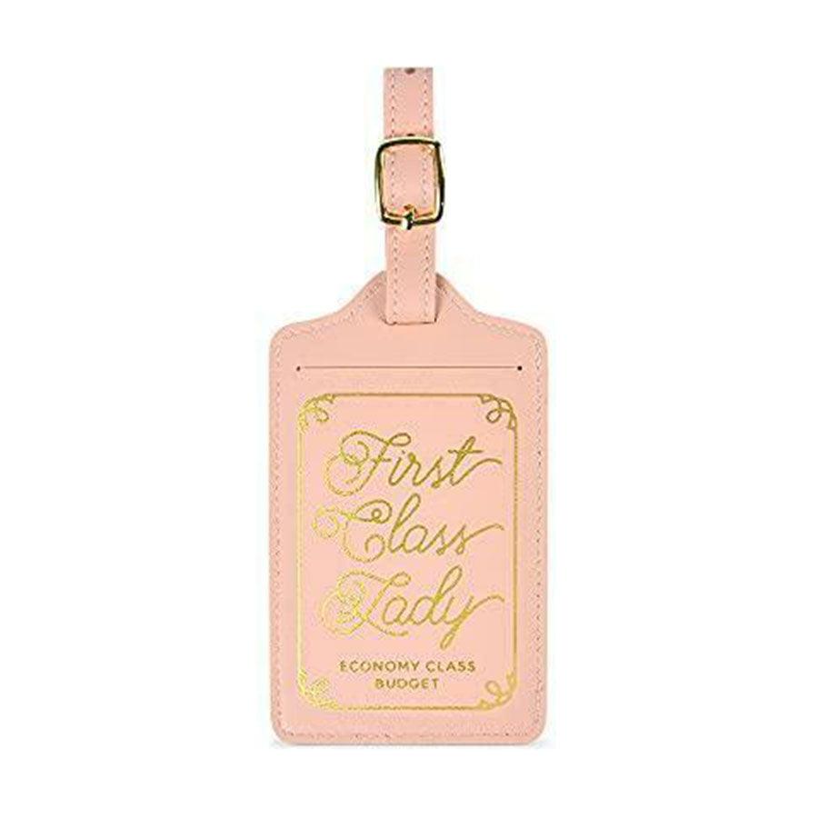 Premium 1st Class Luggage Tag by Wander Ware - Durable & Stylish Travel Accessory for Suitcases, Backpacks, and Carry-On Bags