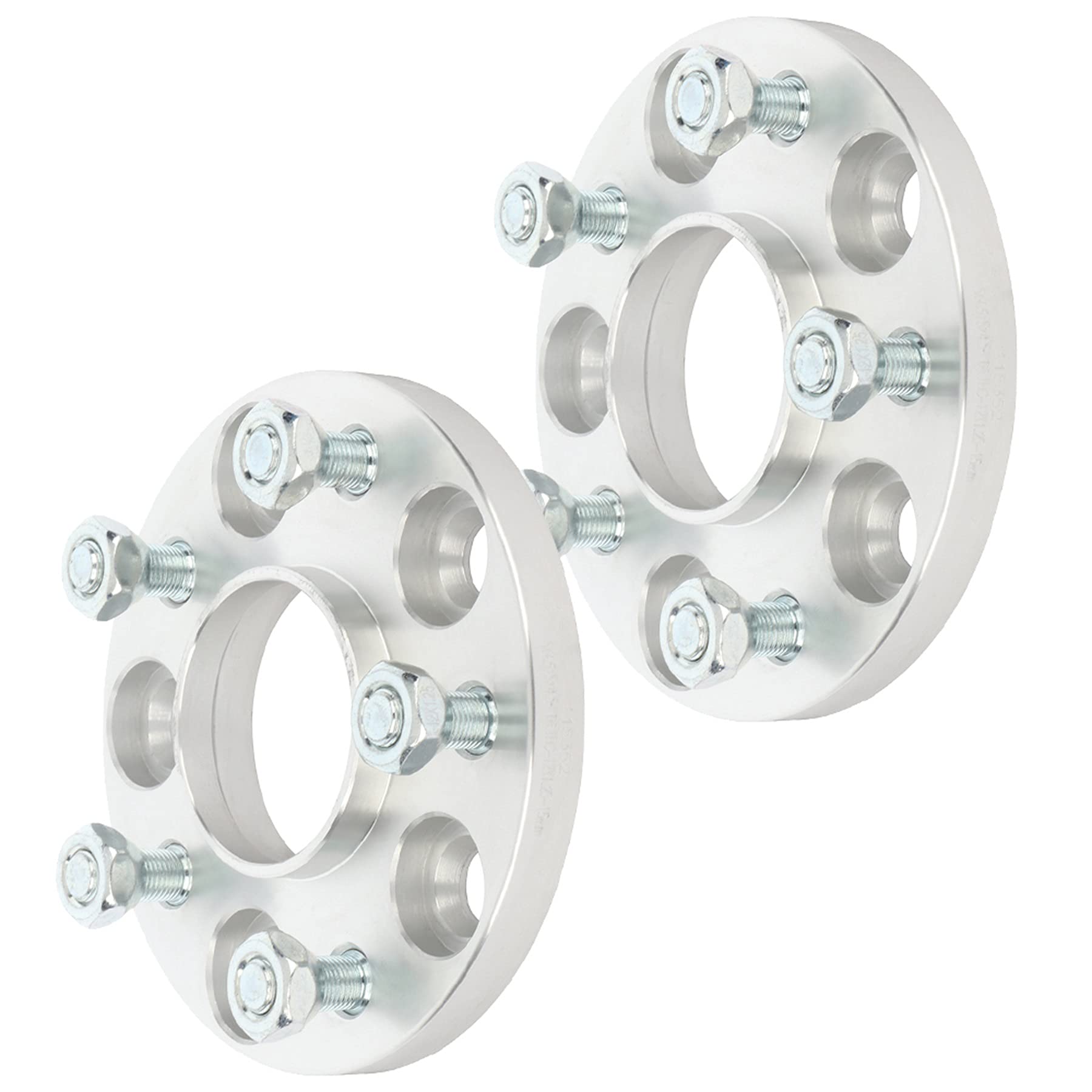 AUTOMUTO 2-Pack 15MM Hubcentric Wheel Spacers 5x114.3 to 5x114.3 - 5 Lug 66.1 CB Fit for Nissan 240SX 350Z 370Z Altima & Infiniti EX35 (12x1.25 Studs) - Perfect for Enhanced Stance & Performance Upgrades