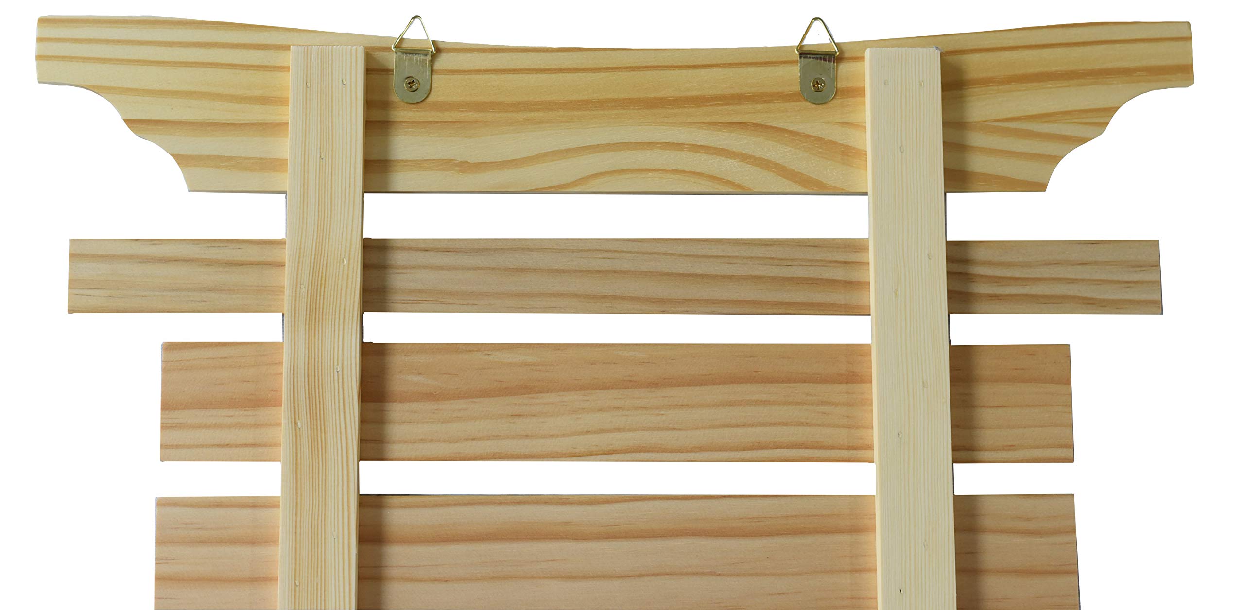 12-Piece Karate Martial Arts Belt Display Stand - Solid Wood with Stickers - Perfect for Dojo, Gym & Home Decor