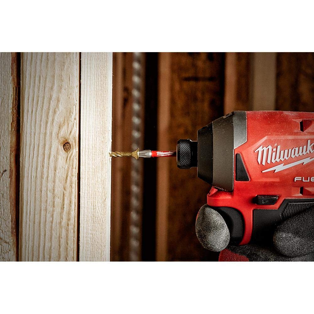Milwaukee SHOCKWAVE #1 Phillips Impact Driver Bits (5-Pack) - 3.5 Inch Length - High Torque Screwdriver Bits for Drills & Impact Drivers - Perfect for Construction, Woodworking & DIY Projects