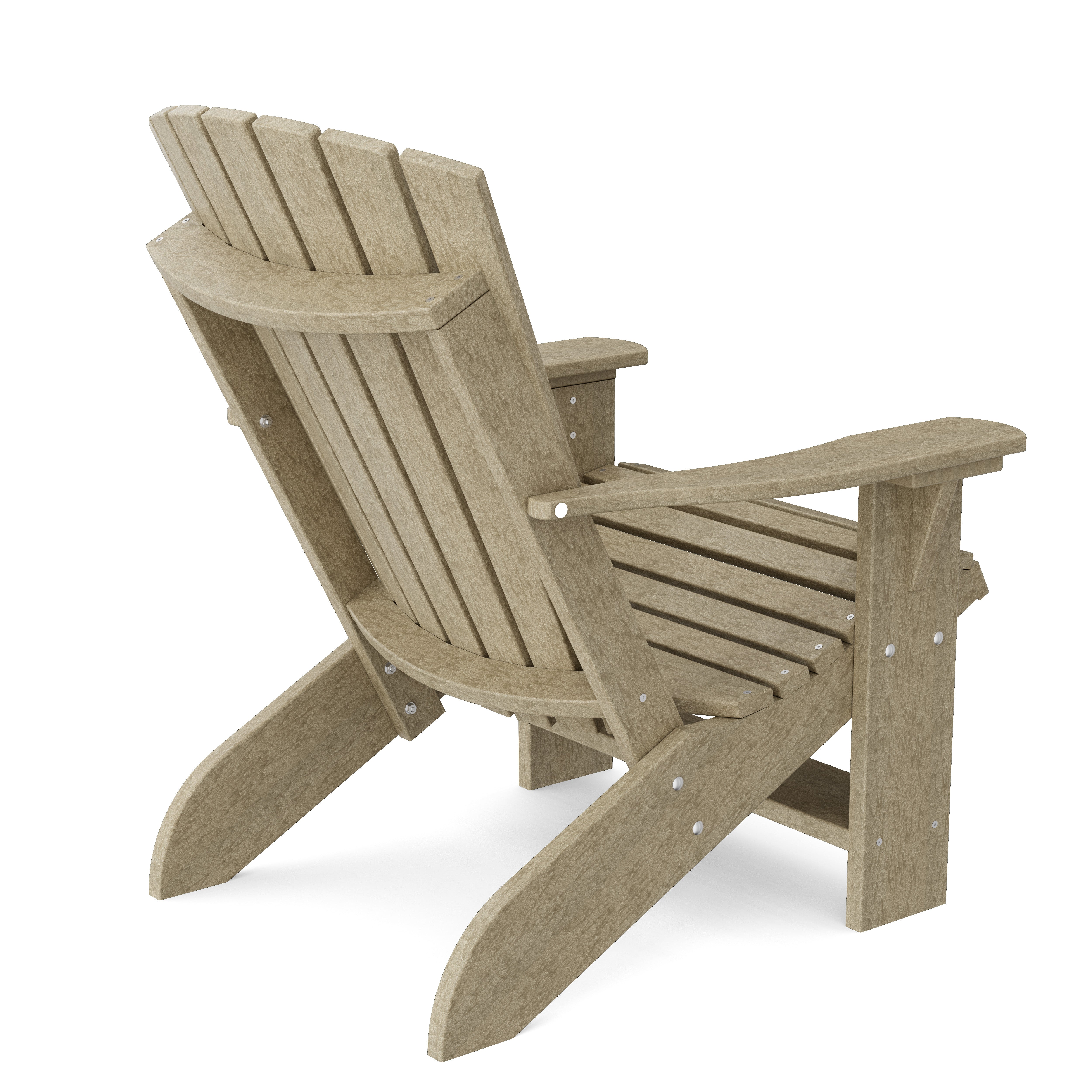 Premium Heritage Adirondack Chair - Solid Wood Outdoor Patio Furniture for Garden, Deck, Poolside & Backyard Relaxation