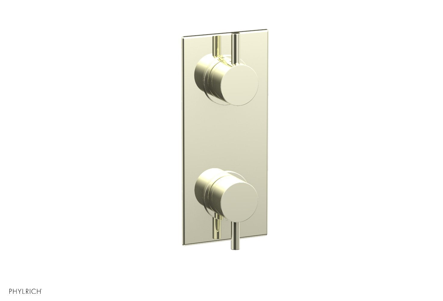 BASIC II 1/2 Mini Thermostatic Valve with Volume Control & Diverter 4 171 - Perfect for Bathroom Faucets, Shower Systems & Water Temperature Regulation