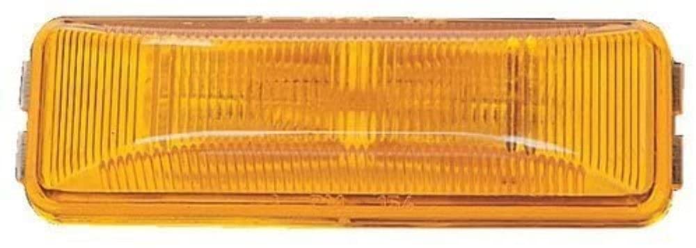 Peterson Manufacturing M154A Amber LED Side Clearance Marker Light for Trucks & Trailers - Heavy Duty, Waterproof, DOT Compliant - Perfect for Semi Trailers, Box Trucks & Commercial Vehicles