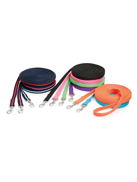 JKincade Two-Tone Lunge Rein for Horses - Durable Training Lunge Line with Comfort Grip - Perfect for Dressage, Lunging, and Equine Training Sessions