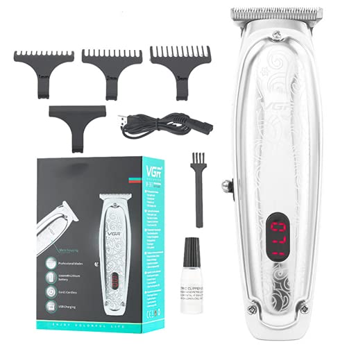 Professional Cordless Hair Clippers for Men, Kids & Babies - USB Rechargeable Beard Trimmer with LED Display | Perfect Christmas & Birthday Gifts for Men | Home Haircut & Barber Styling Kit for Family Grooming