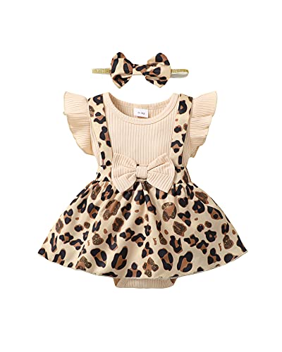 Adorable Baby Girl Romper Dress - Newborn & Infant Summer Outfits | Soft & Breathable Cotton | Perfect for Photoshoots, Playdates & Special Occasions
