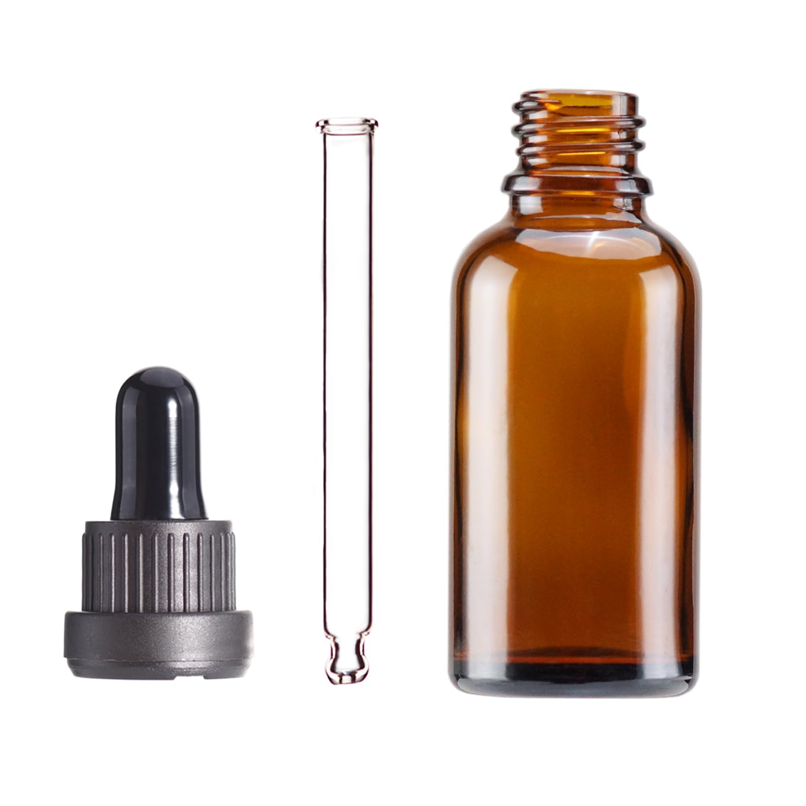 **YIZHAO 1oz Amber Glass Dropper Bottles (24 Pack) – Essential Oil Bottles with Glass Dropper for Aromatherapy, DIY Cosmetics, Tinctures & Liquids – Perfect for Travel, Lab & Pharmacy Use**