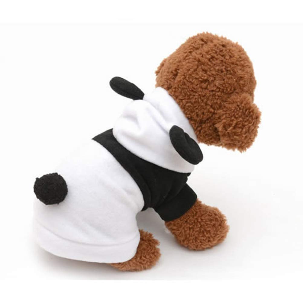 1pc Panda Pet Costume - Warm Winter Dog & Cat Clothes, Halloween Cosplay Outfit, Cute Bodysuit Jumpsuit for Small Pets - Perfect for Cold Weather, Costume Parties & Photo Shoots