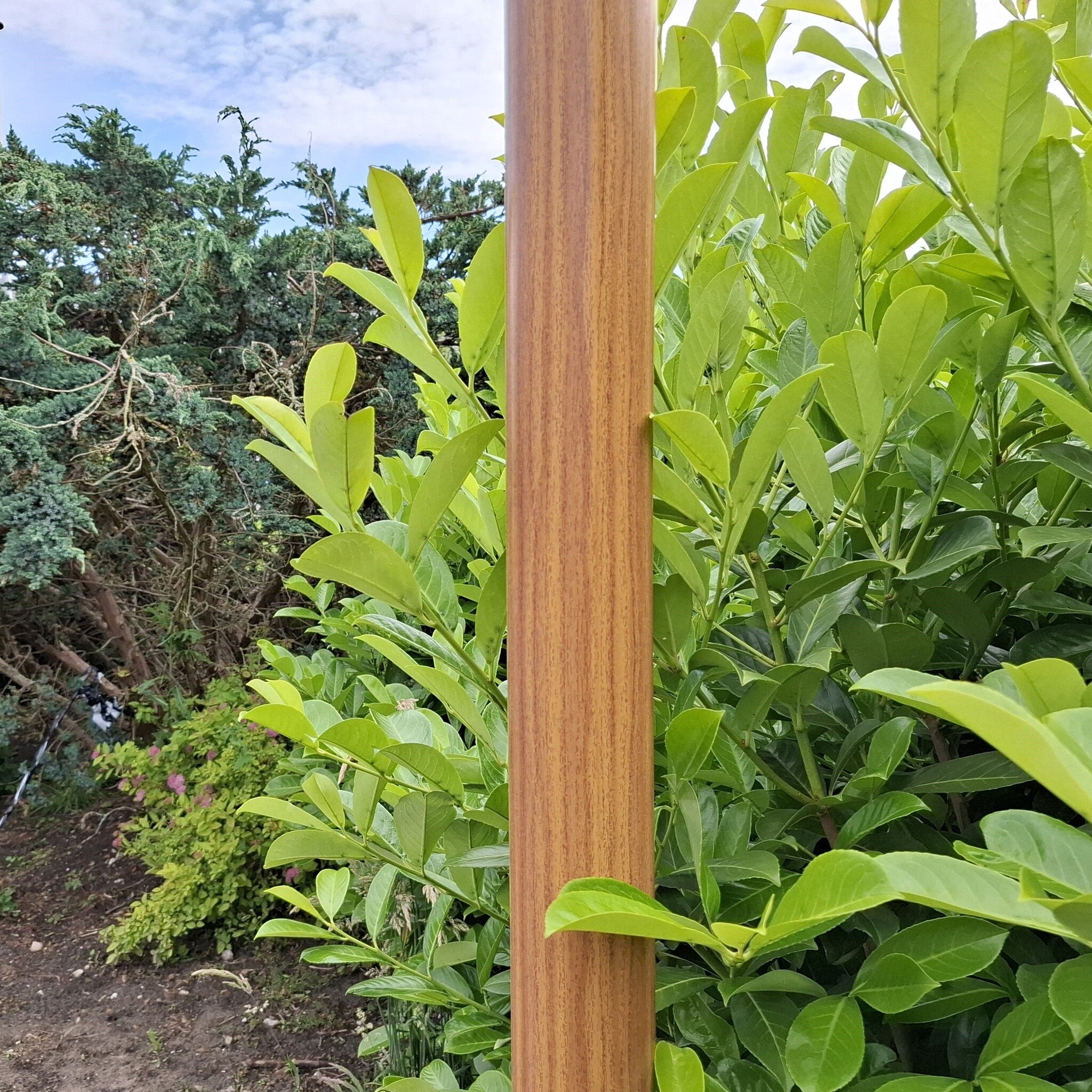 3M Wooden Camera Mast with Tilt Anchor - Lightweight & Sturdy for Outdoor Photography, Videography, and Surveillance