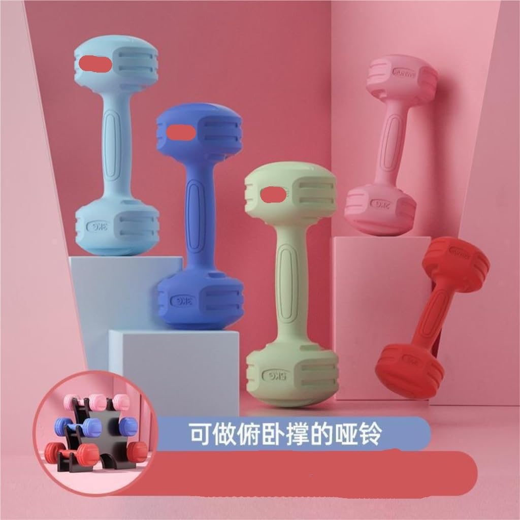 Small Dumbbells for Men & Women - 3KG Blue Home Fitness Equipment for Arm Muscle Training - Perfect for Home Gym, Strength Training & Toning Workouts