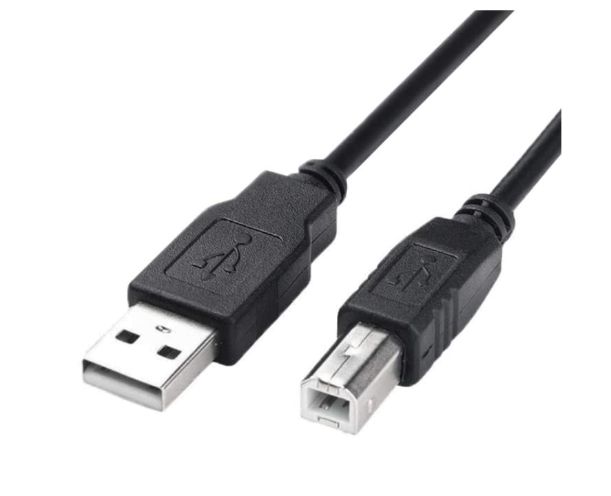 10FT USB Printer Cable for HP 5660 1330 6980 6983 4635 1360 - High-Speed Data Transfer Cord - Compatible with HP OfficeJet, Deskjet Printers - Perfect for Home Office & Small Business Printing Needs