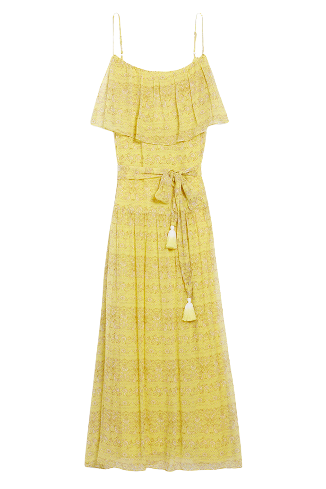 Channa Dress in Yellow | Flowy Summer Dress for Women | Perfect for Beach Vacations, Parties & Casual Outings