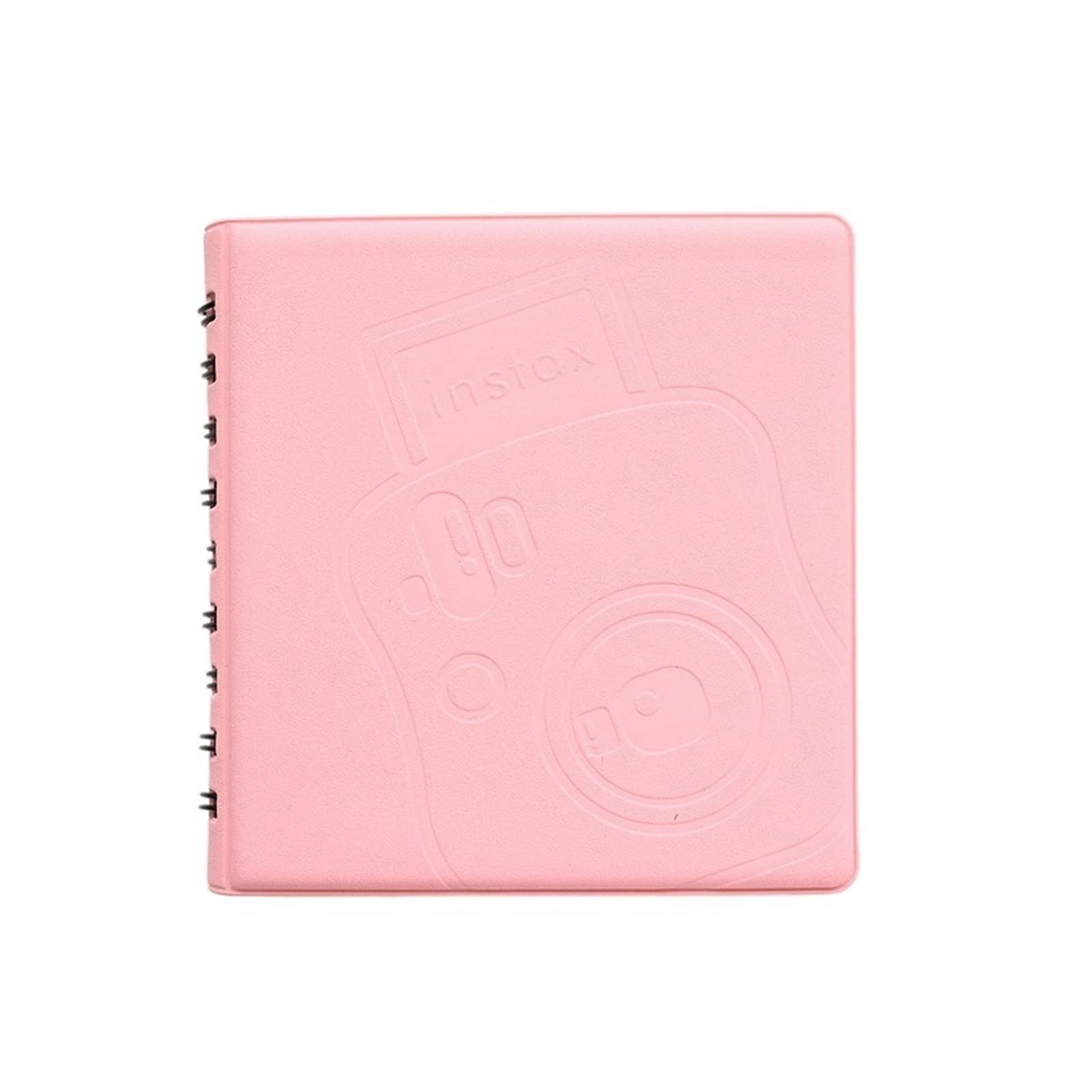 EBSBAG 68 Pockets Mini Instant Photo Album for Fujifilm Instax Film 7s 8 25 50s 70 90 - Pink One Size Picture Case | Perfect for Travel, Parties, and Memory Keeping
