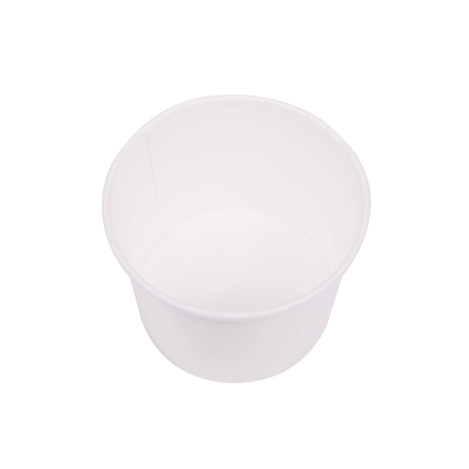 12oz (1000 Count) White Paper Ice Cream Cups & Soup Bowls - Hot/Cold Food Safe - Perfect for Ice Cream, Gelato, Yogurt, Soup & Snacks - Ideal for Restaurants, Cafes & Parties (C-KDP12W)