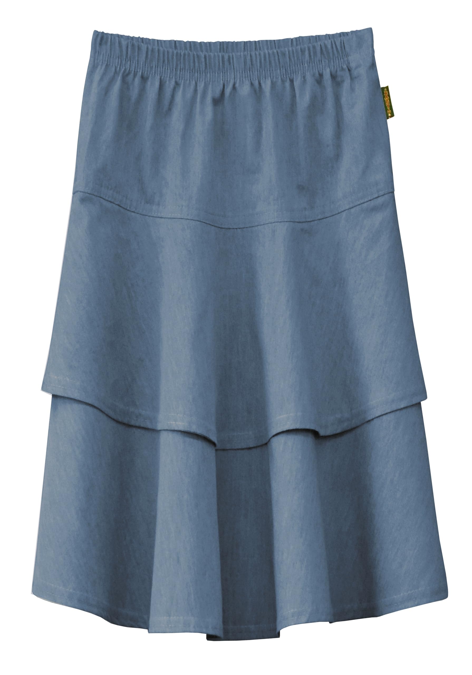 Baby'O Girls' Lightweight Denim Skirt for Kids 4-18 Years - Casual & Playtime Wear