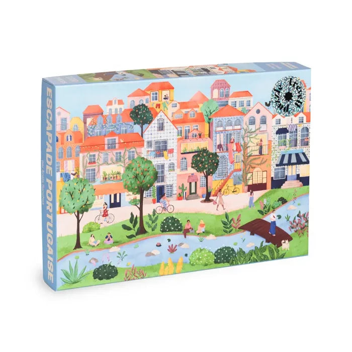 Escapade Portugaise 1,500 Piece Jigsaw Puzzle - Scenic Portugal Landscape Art for Adults & Families, Perfect for Relaxation & Home Decor
