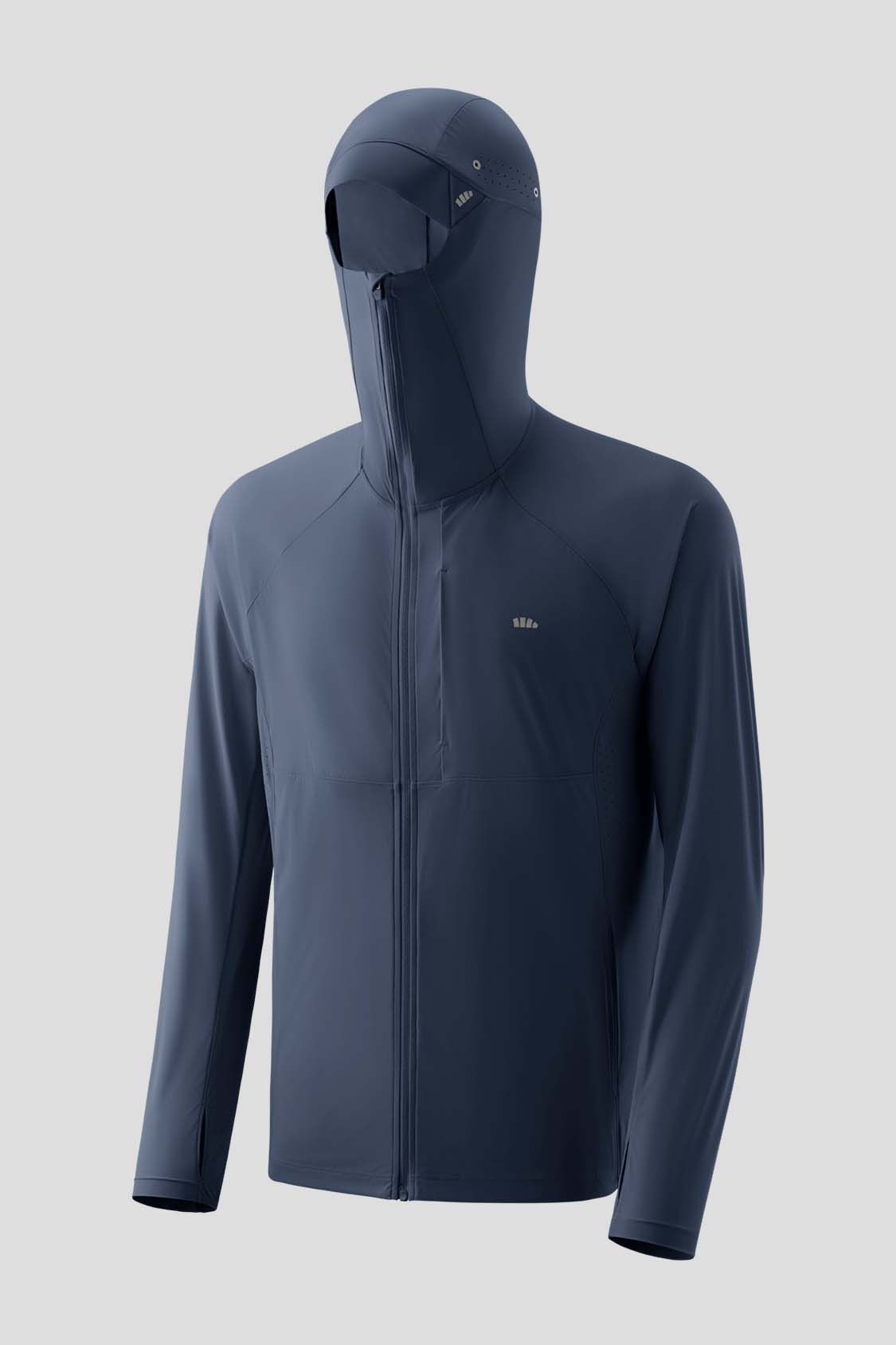 Aero Men's Ultra Light Cooling Sports Sun Jacket UPF100+ - Breathable Sun Protection for Running, Hiking & Outdoor Activities