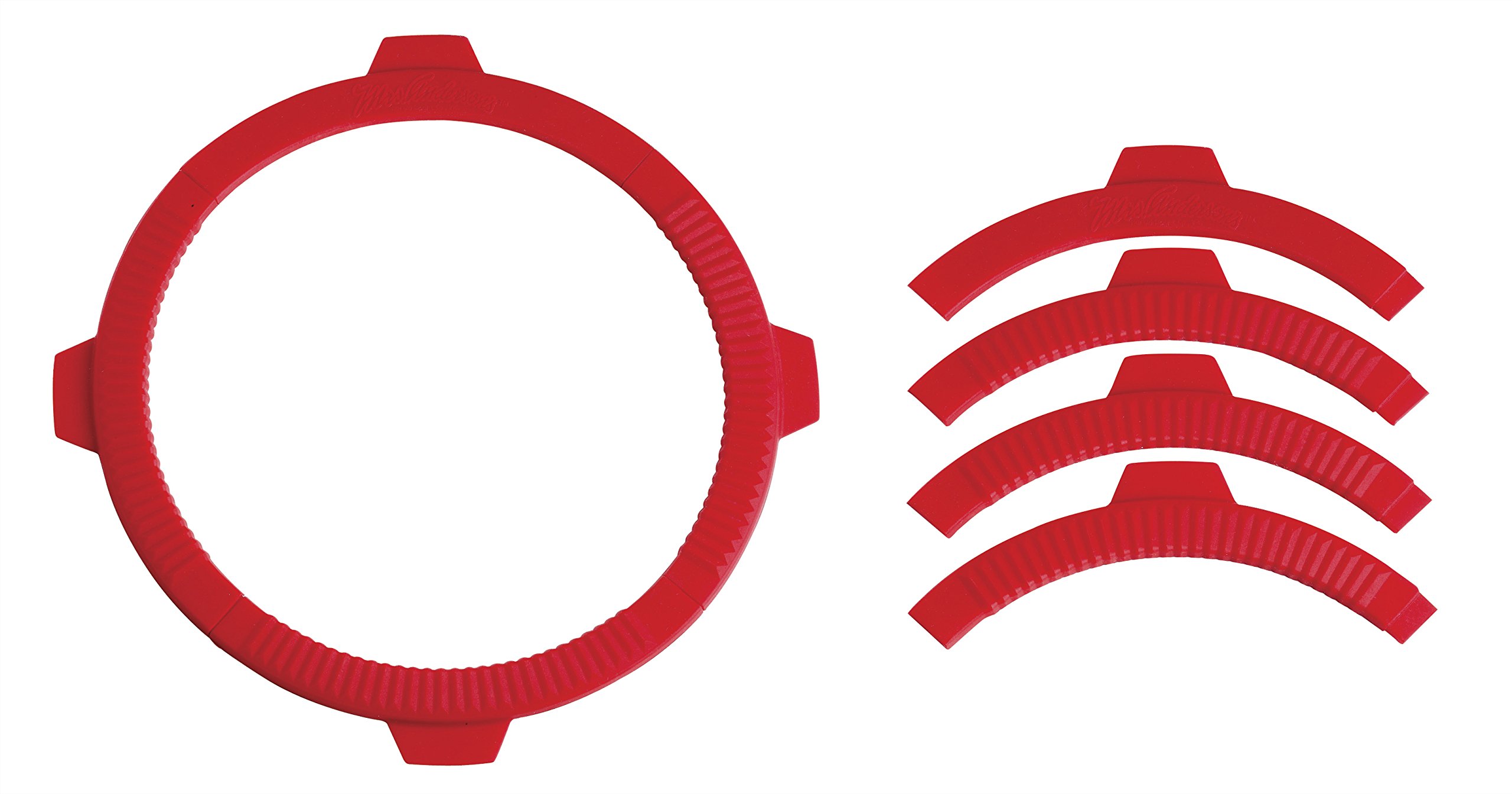 Non-Stick Silicone Pie Crust Shield Set of 4 - Prevents Over-Browning for Perfect Baking - Ideal for Pies, Tarts, and Quiches in Oven or Microwave