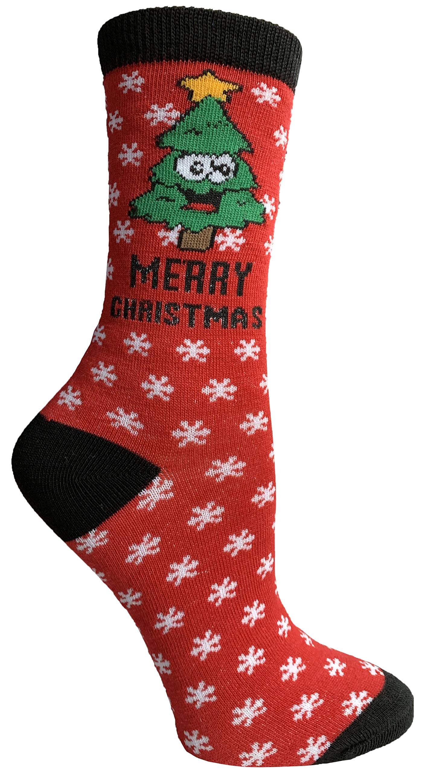 Yacht & Smith Women's Christmas Socks - Fun Holiday Novelty Crew Socks with Festive Colors - Perfect for Gifts, Stocking Stuffers & Cozy Winter Wear