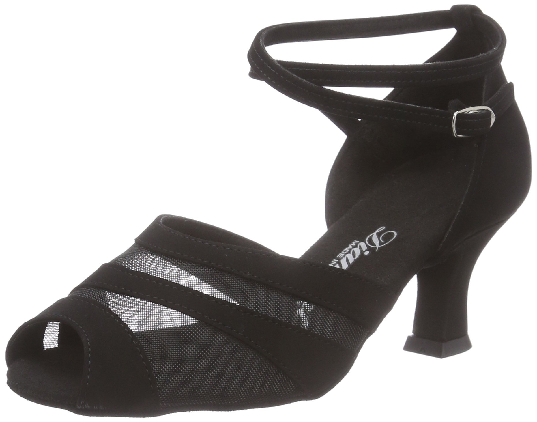 Diamant Women's Ballroom Dance Shoes - Latin Salsa Tango Practice Shoes with Suede Sole | Perfect for Competition, Performance & Social Dancing