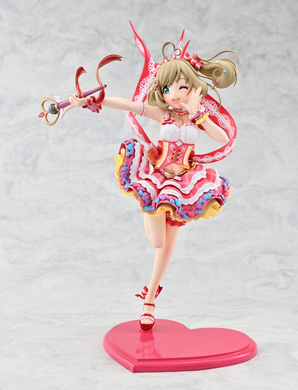 The Idolmaster Cinderella Girls Sato Heart to Heart Version 1/8 Scale PVC Anime Figure - Perfect for Collectors & Anime Fans Display