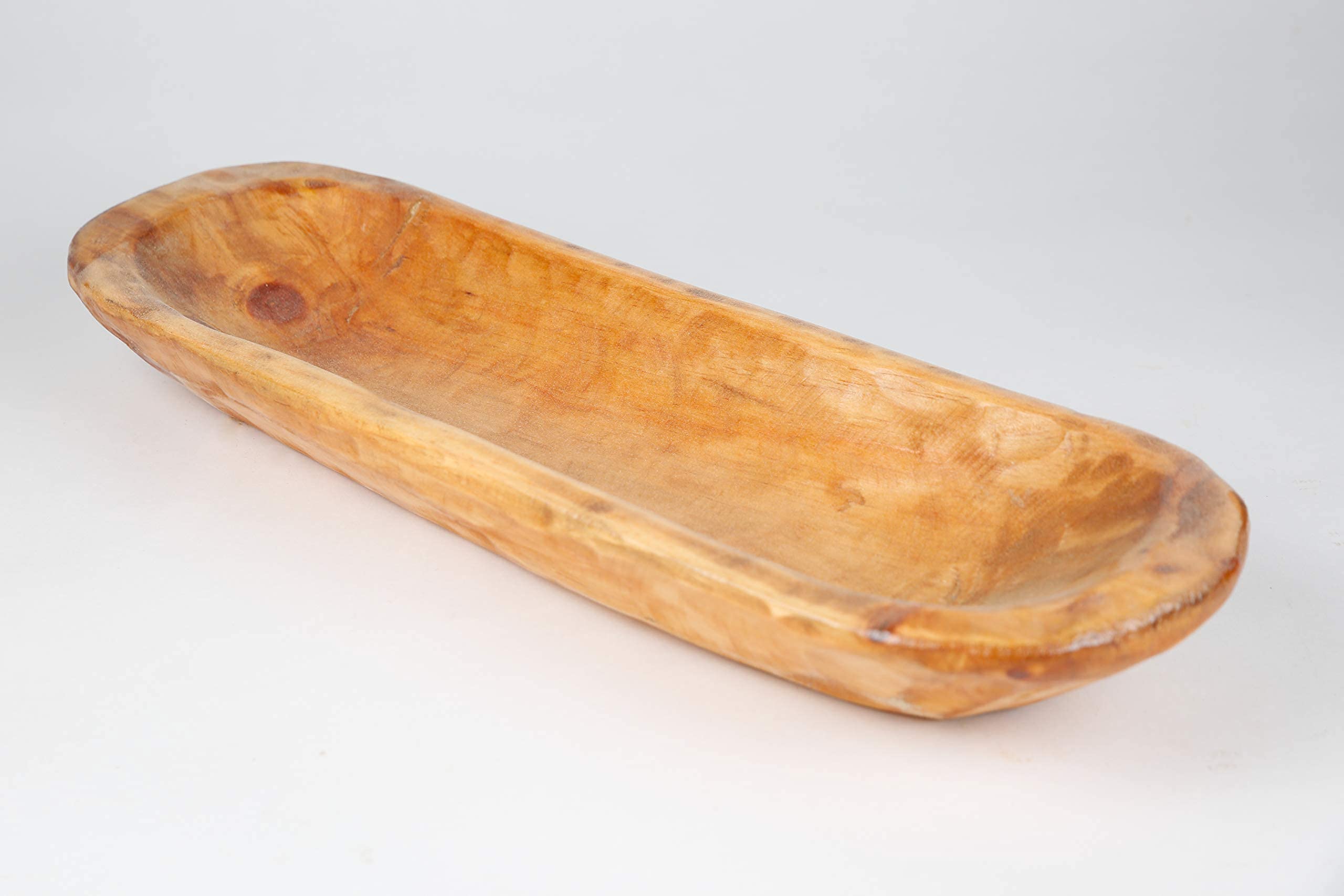 Food Safe Wood Baguette Dough Bowl - Small Batea for Bread Making, Pizza Dough, Pastry & Artisan Baking - Perfect for Home Bakers & Professional Chefs