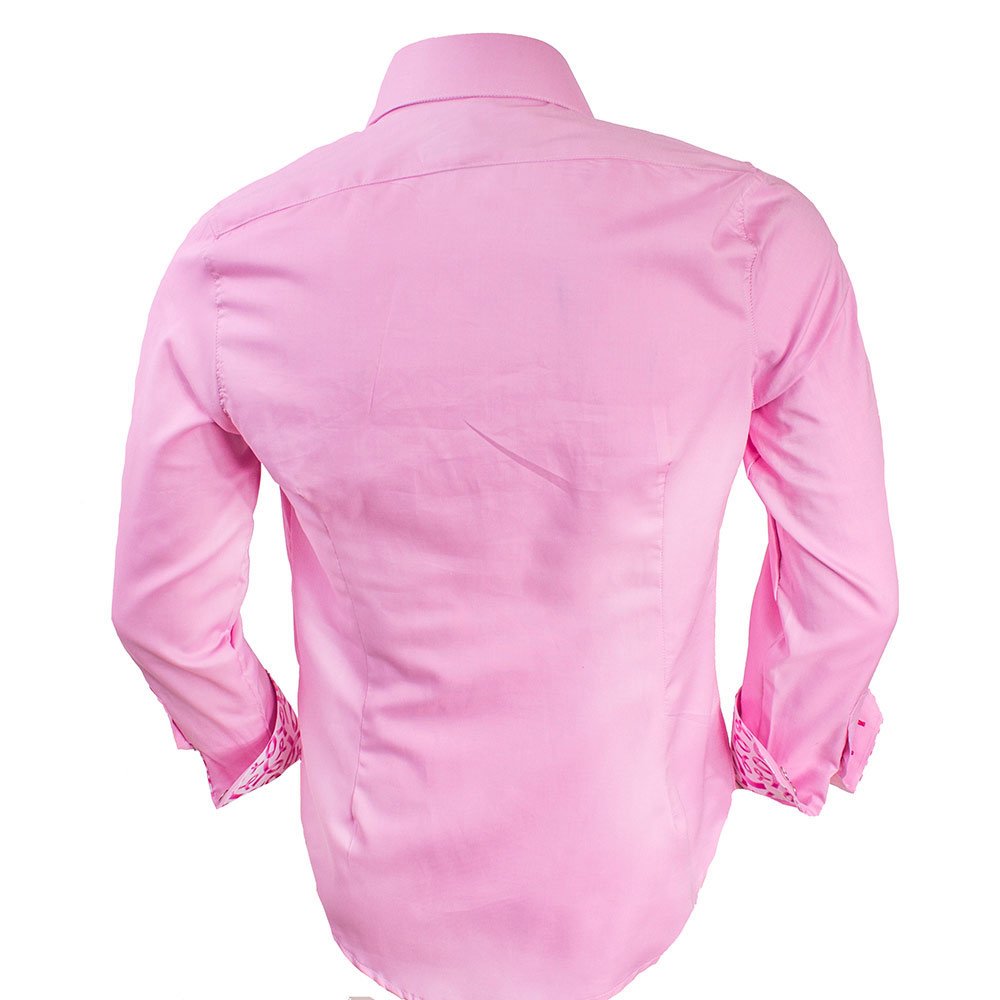 Men's Pink Breast Cancer Awareness Dress Shirts - Premium Quality Made in USA - Perfect for Charity Events, Office Wear & Awareness Campaigns