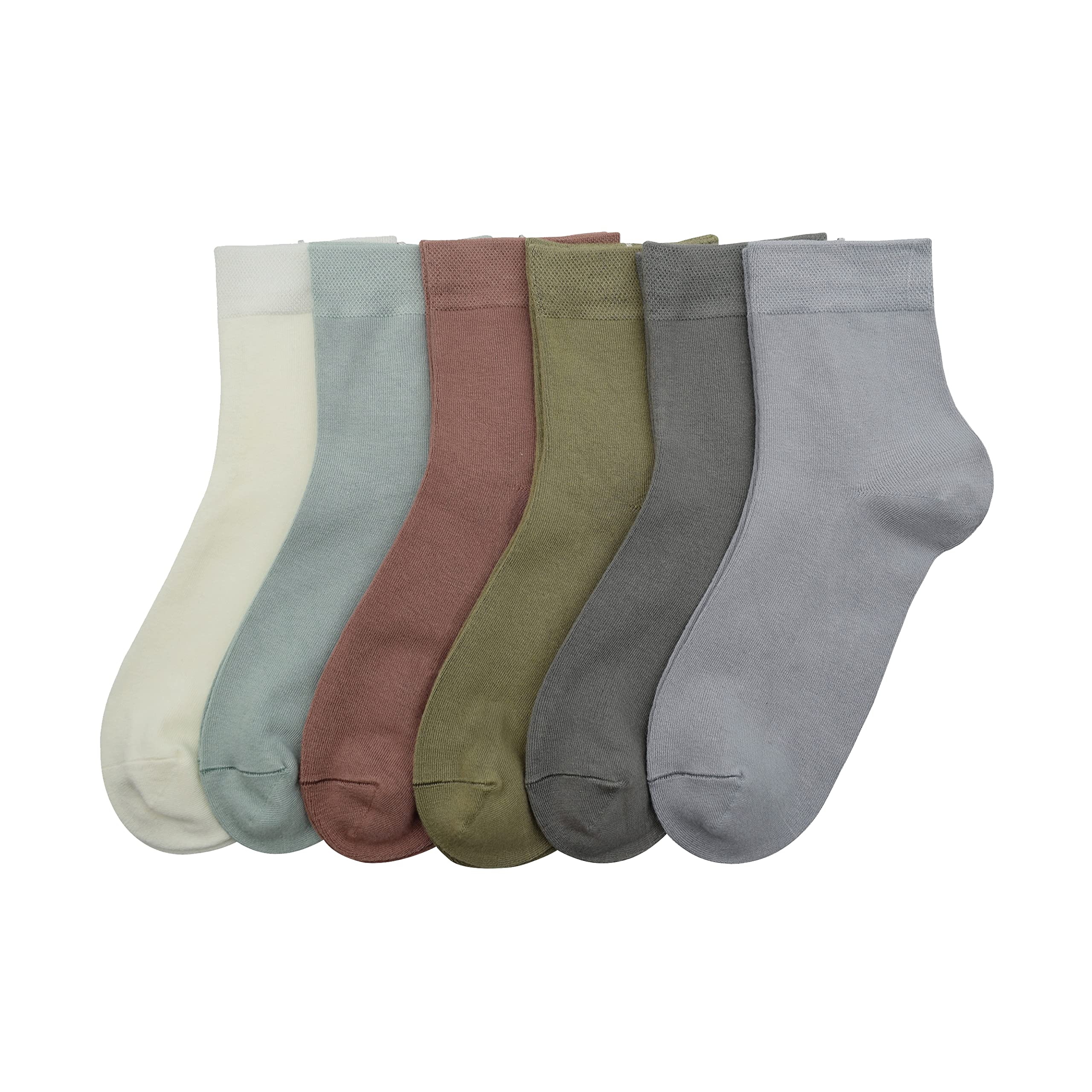 Breathable Bamboo Ankle Socks for Women - 6 Pairs Ultra Thin Silky Summer Socks with Odor Control - Perfect for Casual Wear, Yoga & Daily Comfort