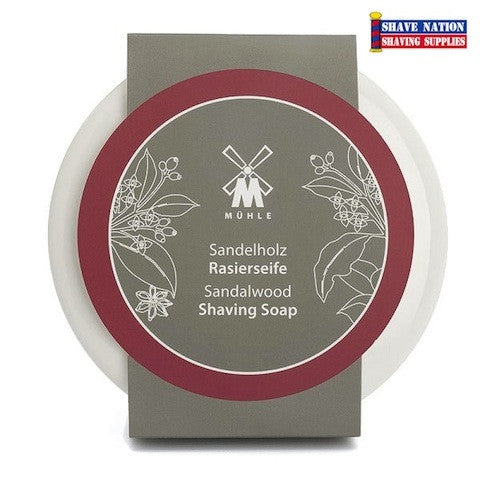Premium Sandalwood Shaving Soap in Elegant Porcelain Bowl - Luxury Wet Shaving Kit for Men, Perfect Gift for Father's Day & Grooming Enthusiasts - Ideal for Home Spa, Barber Shops & Travel Shaving Essentials