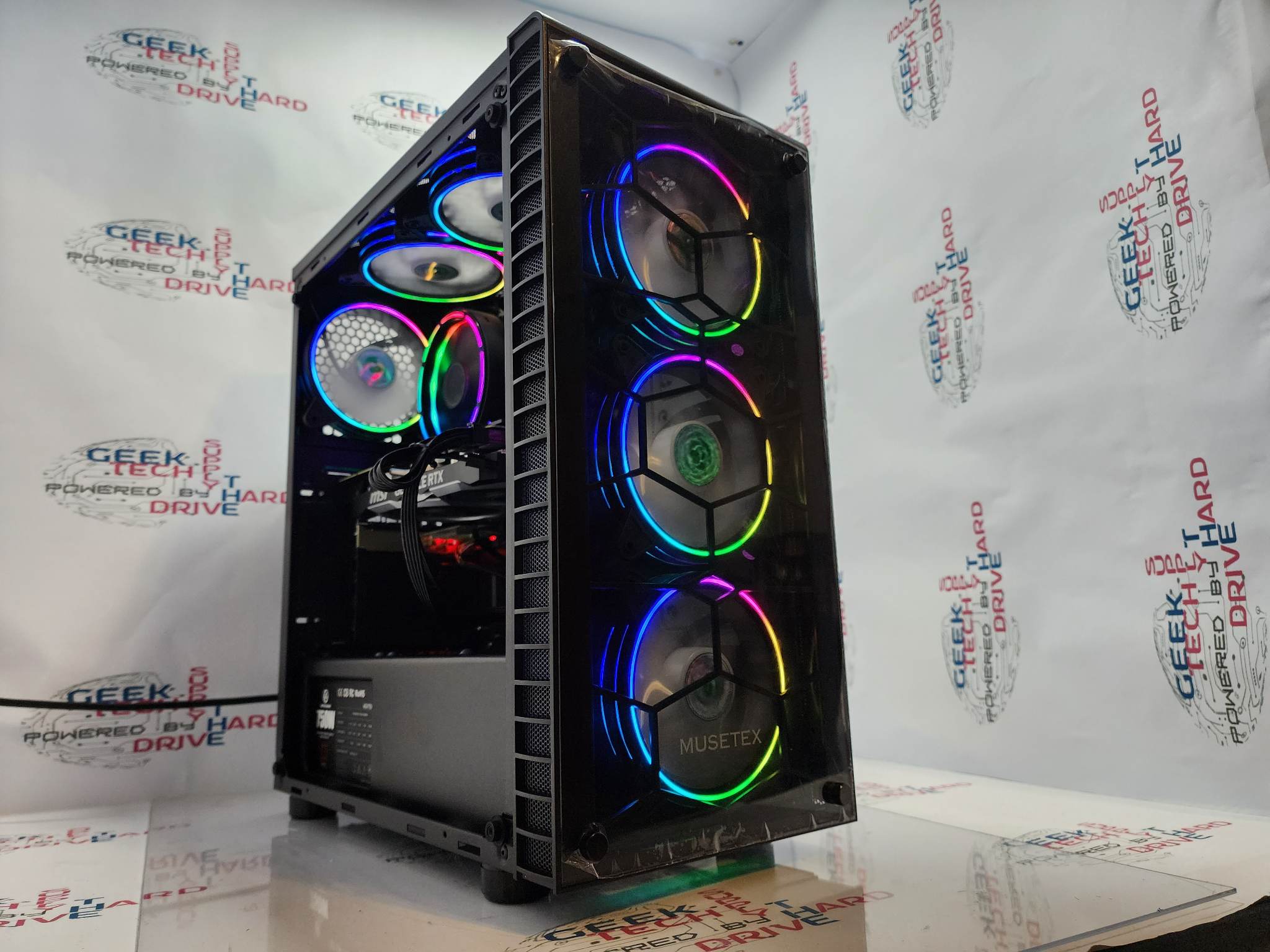 Pinnacle Gaming PC Desktop Computer - Intel Core i7, GeForce RTX 4060 Ti, 500GB/1TB/2TB SSD, 16GB/32GB DDR5 RAM (Model G06S6 B H6) - Perfect for 4K Gaming, Streaming & VR Experiences