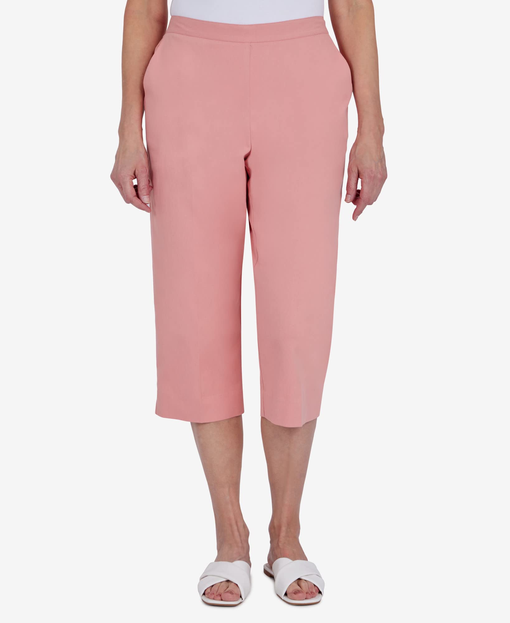 Alfred Dunner Women's Twill Capri Pants - Casual Comfort for Outings
