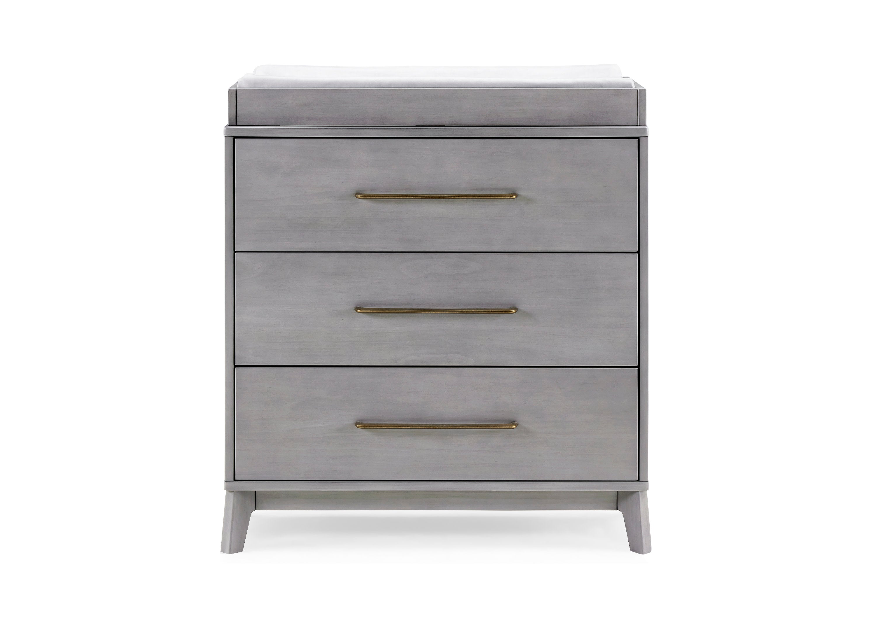 Spencer 3 Drawer Baby Dresser with Changing Table Top & Safety Interlocking Drawers - Perfect for Nursery Organization & Diaper Changing Station