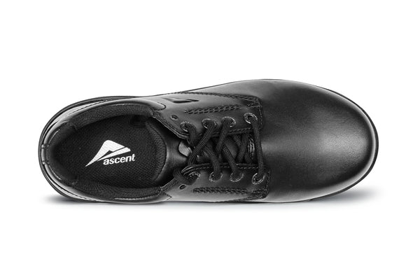 **ASCENT APEX YOUTH 2E Wide Width Black Sneakers – Comfortable Kids' Shoes for School, Sports & Everyday Wear**