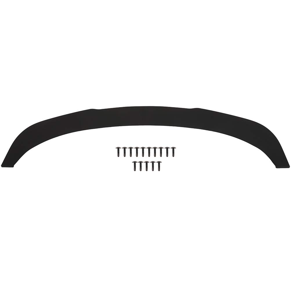Universal Front Bumper Lip Chin Splitter Spoiler - Matte Black PU Front Lip Body Kit for Most Cars - Enhance Style & Aerodynamics for Sports & Tuner Vehicles