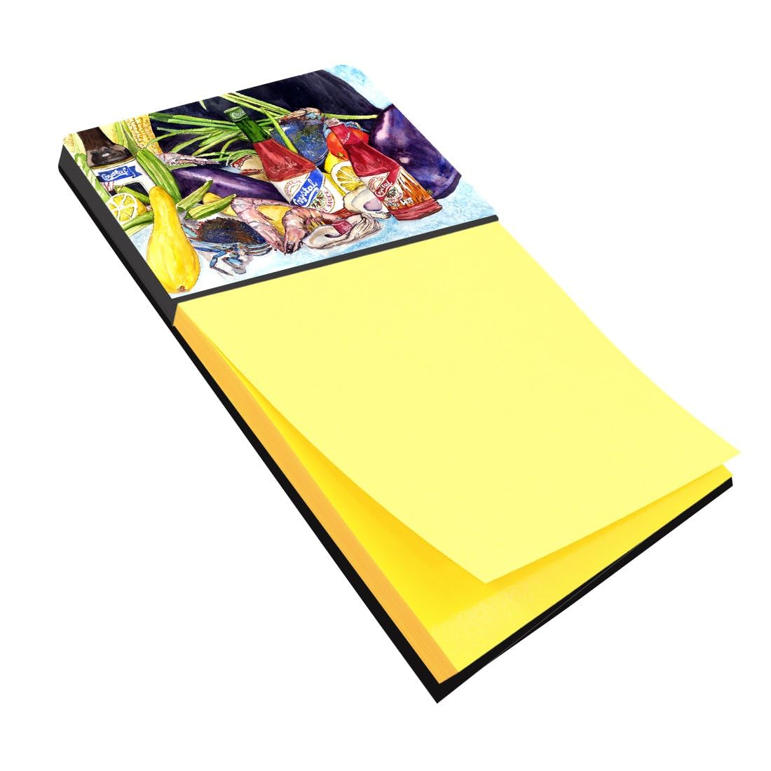 Caroline's Treasures Multicolor Desk Artwork Notepad Holder (8637SN) - Perfect for Office, Home & School Organization, Gift Idea for Professionals & Students