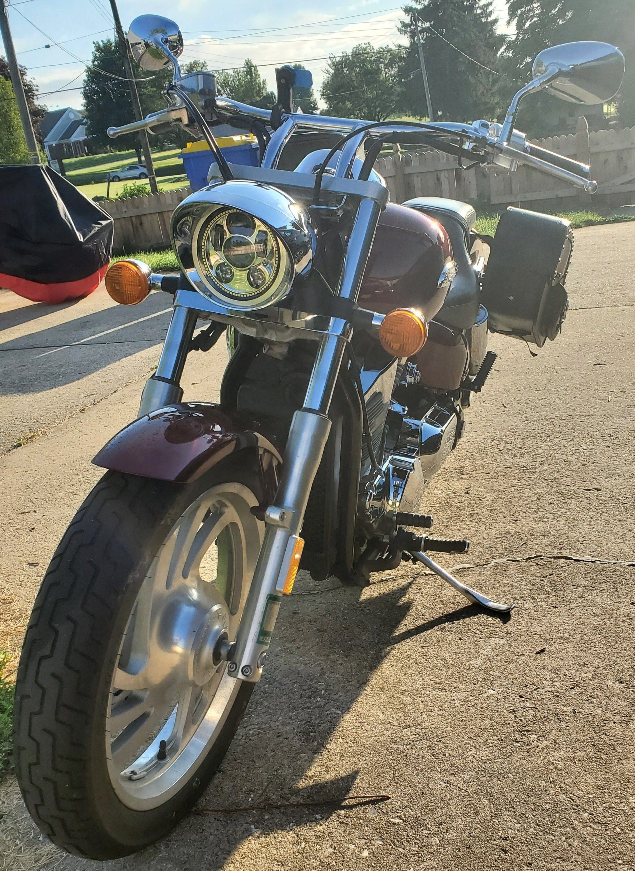 Eagle Lights Generation III LED Headlight Kit for Honda VTX 1300 & 1800 Motorcycles - High Brightness, Easy Installation with VTX Bracket & Hardware - Perfect for Night Riding and Enhanced Visibility