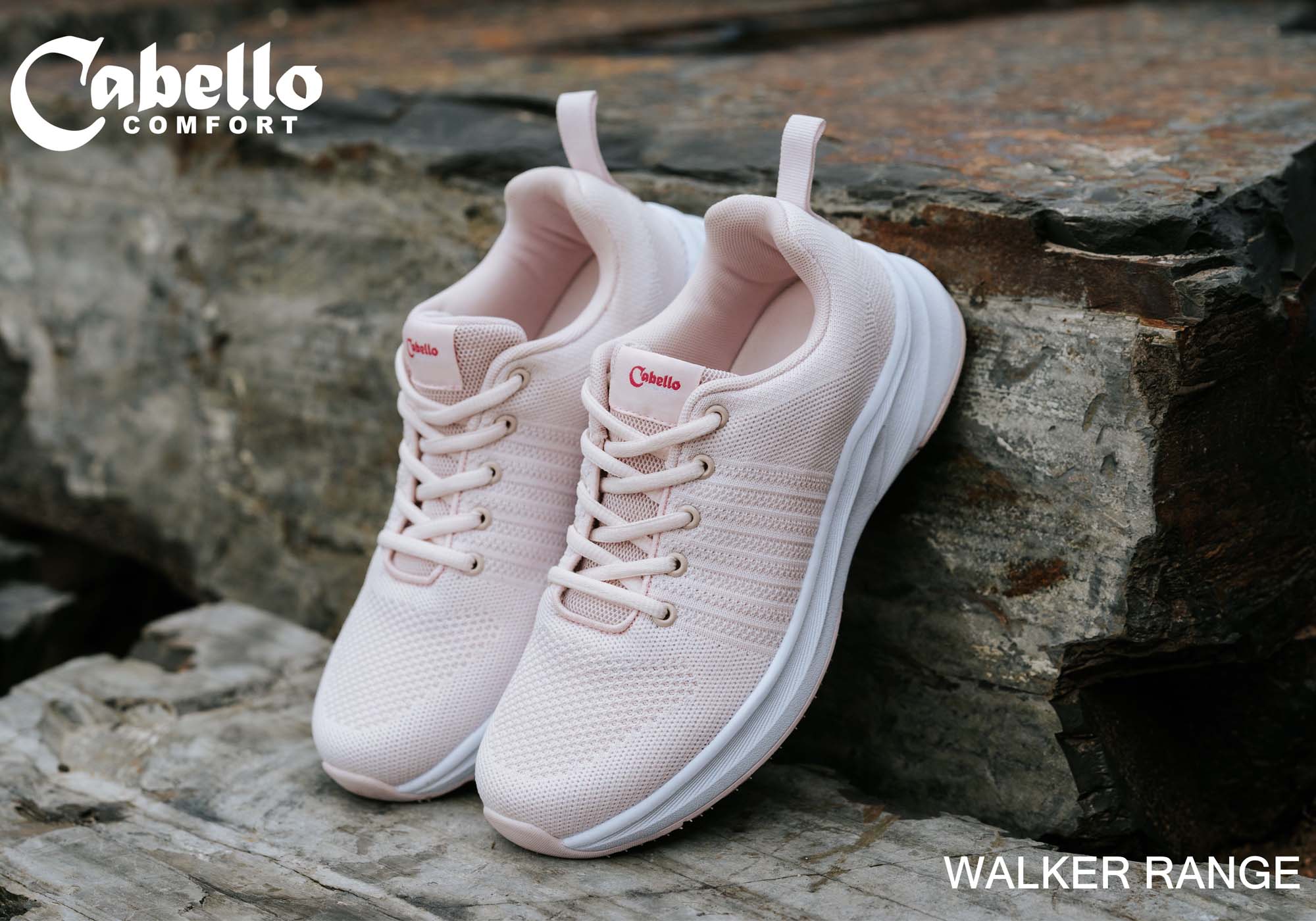 Women's Comfort Walker Lace-Up Shoes - Breathable & Supportive for Walking, Travel & Everyday Wear - Cabello Comfort Shoes for Women