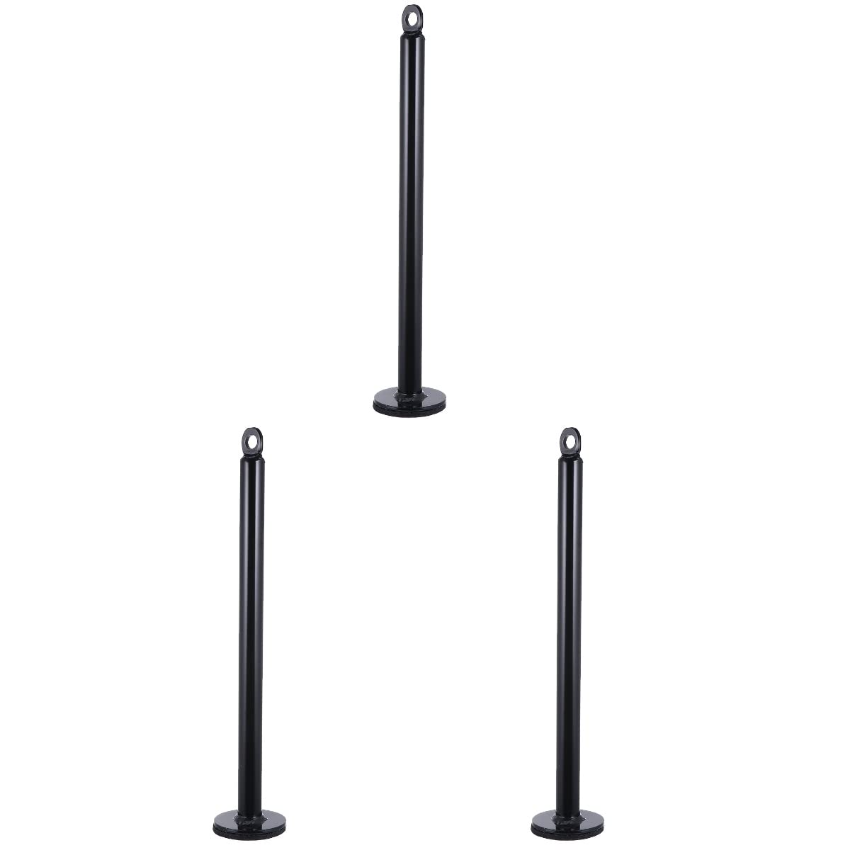 PRETYZOOM 3-Piece Barbell Weight Set - Stainless Steel Slice Rod & Weight Trays for Arm Muscle Building - Perfect for Home Gym, Strength Training & Fitness Workouts