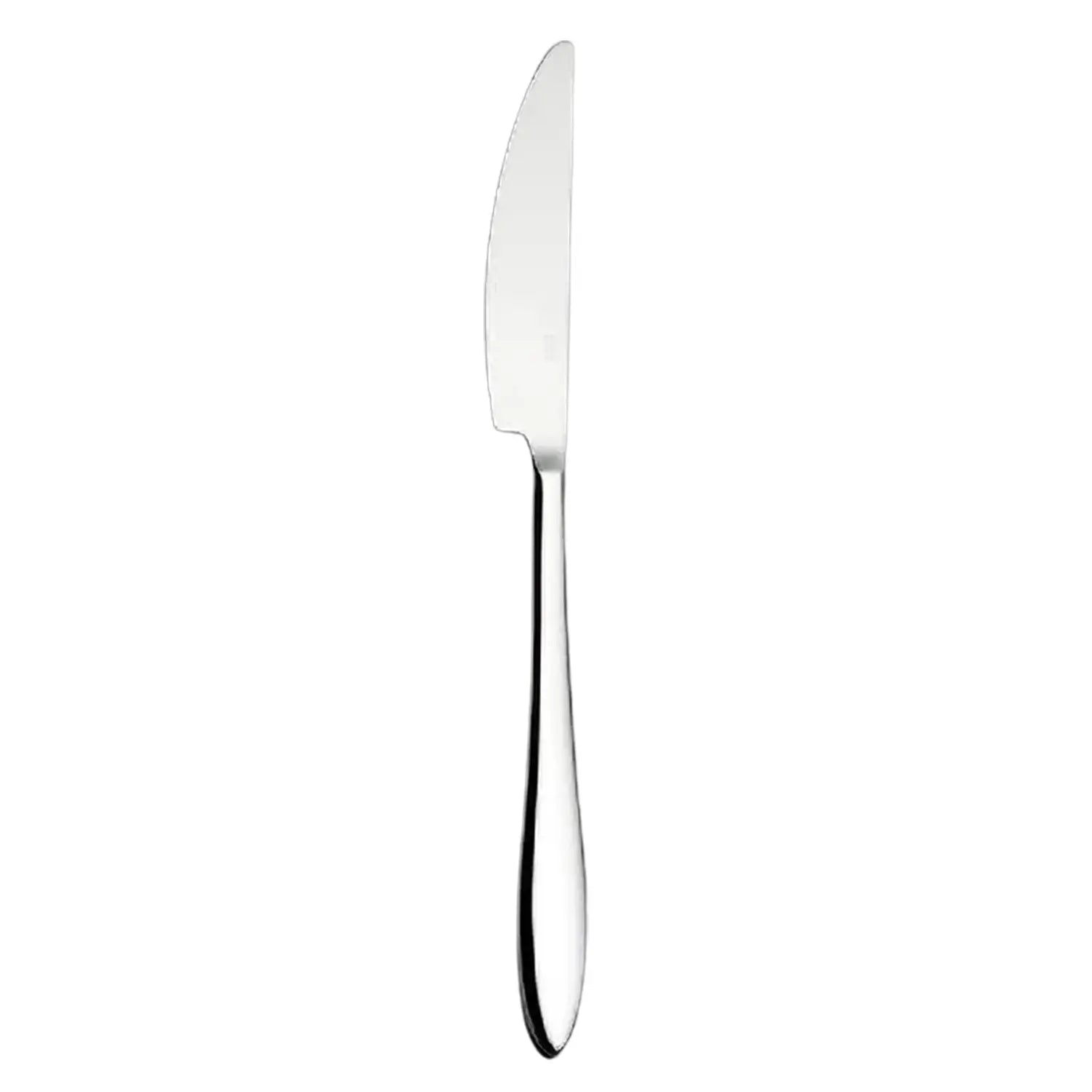 Premium Luckywood Veloute Stainless Steel Serrated Dessert Knife - Perfect for Cake Cutting, Pastry Serving & Fruit Slicing - Elegant Kitchen & Dining Essential