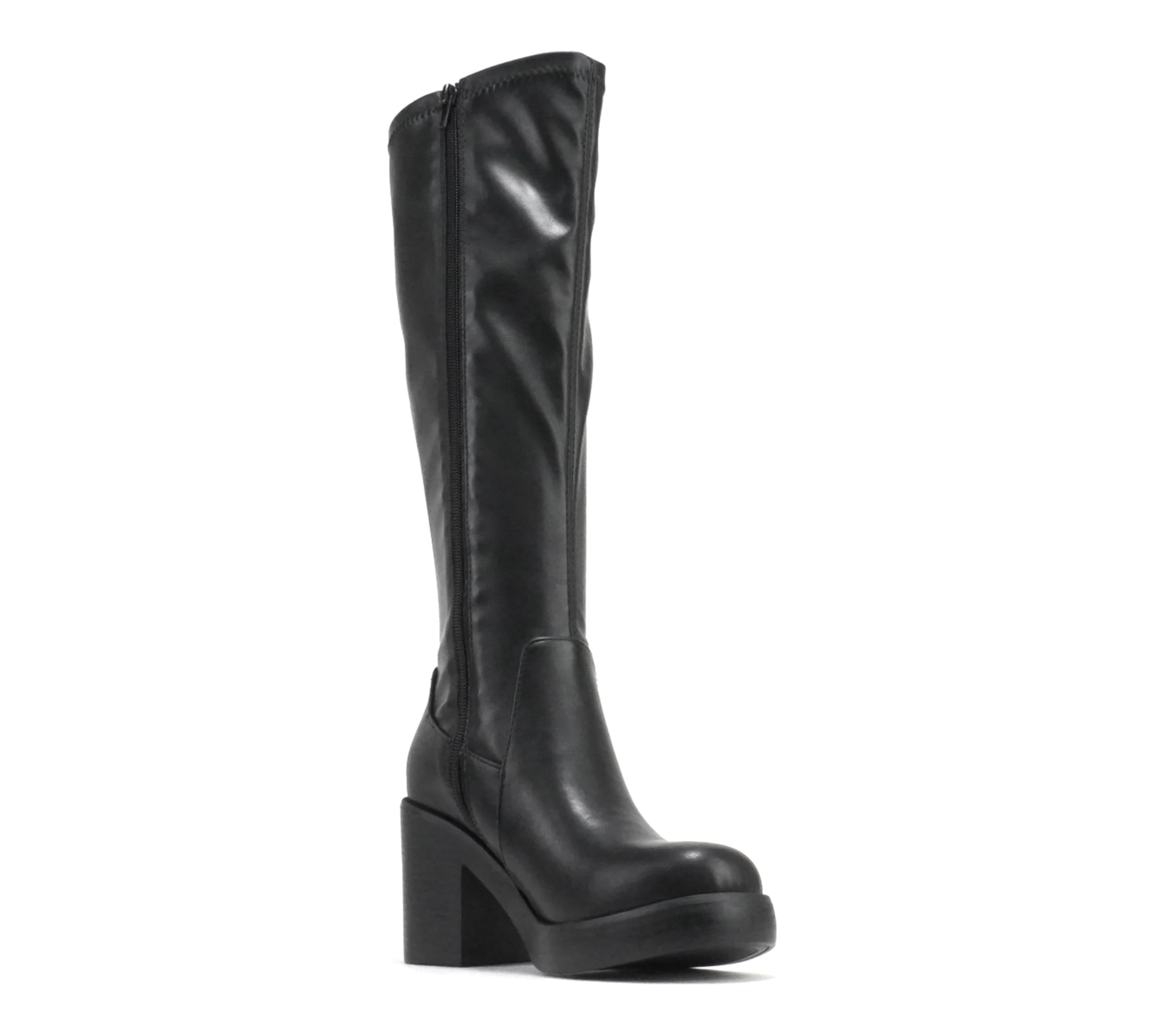 Sonia Women's Knee High Chunky Block Heel Platform Boots - Stylish Winter Fashion Boots for Women, Perfect for Office, Party & Night Out
