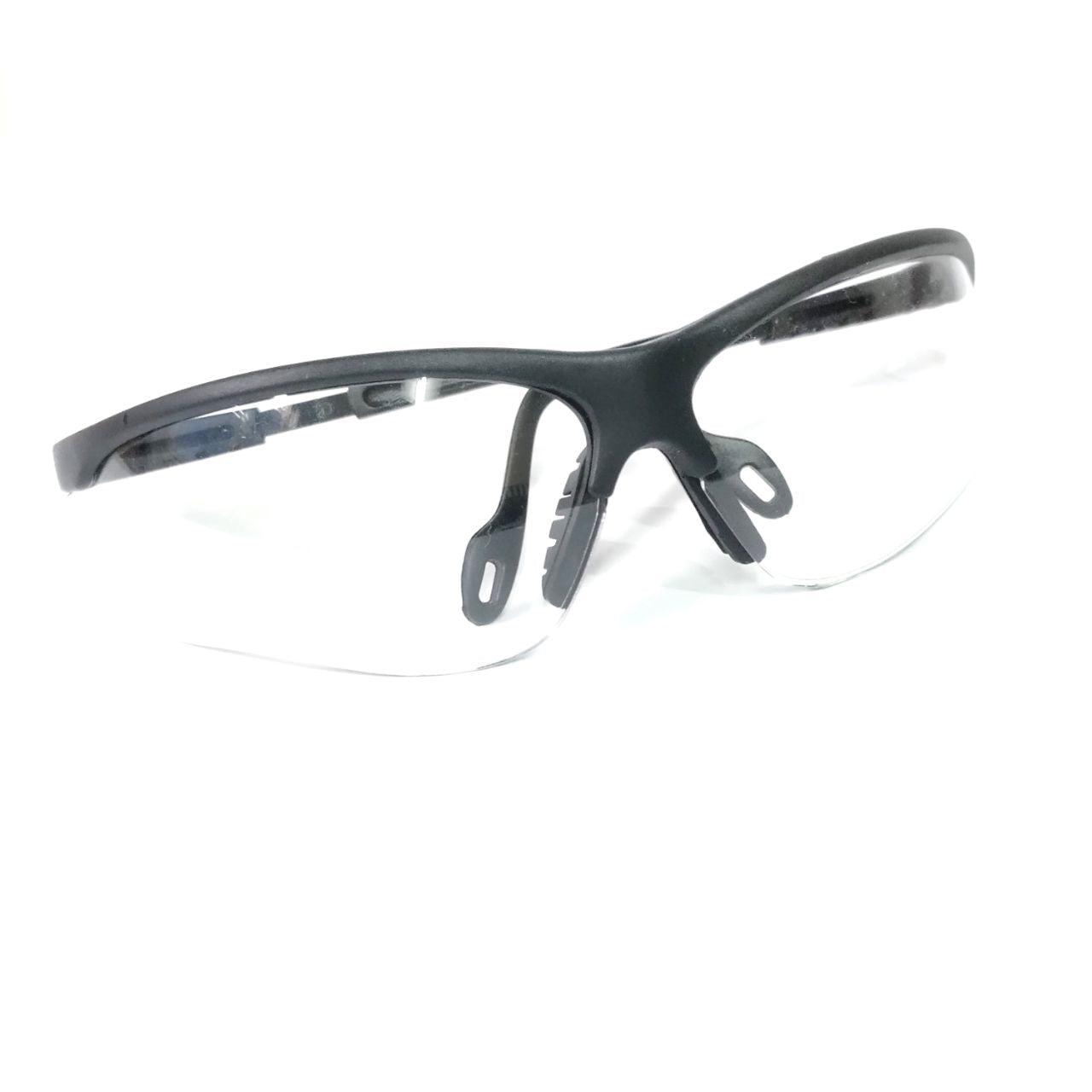 Ultra Lightweight Clear Lens Wrap Around Safety Glasses - ANSI Z87.1 Certified for Eye Protection - Perfect for Woodworking, Construction, and DIY Projects