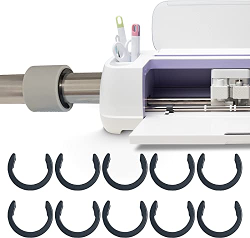 Cricut Maker/Maker 3 Rubber Roller Replacement Kit with Retaining Rings - Secure Fit for DIY Crafting, Vinyl Cutting & Scrapbooking Projects