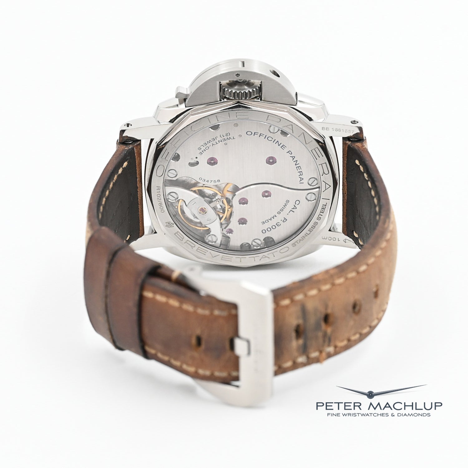 Original Panerai Luminor 1950 Left Handed 2016 Luxury Watch - Perfect for Collectors & Left-Handed Professionals | Stylish Timepiece for Formal Events & Business Meetings