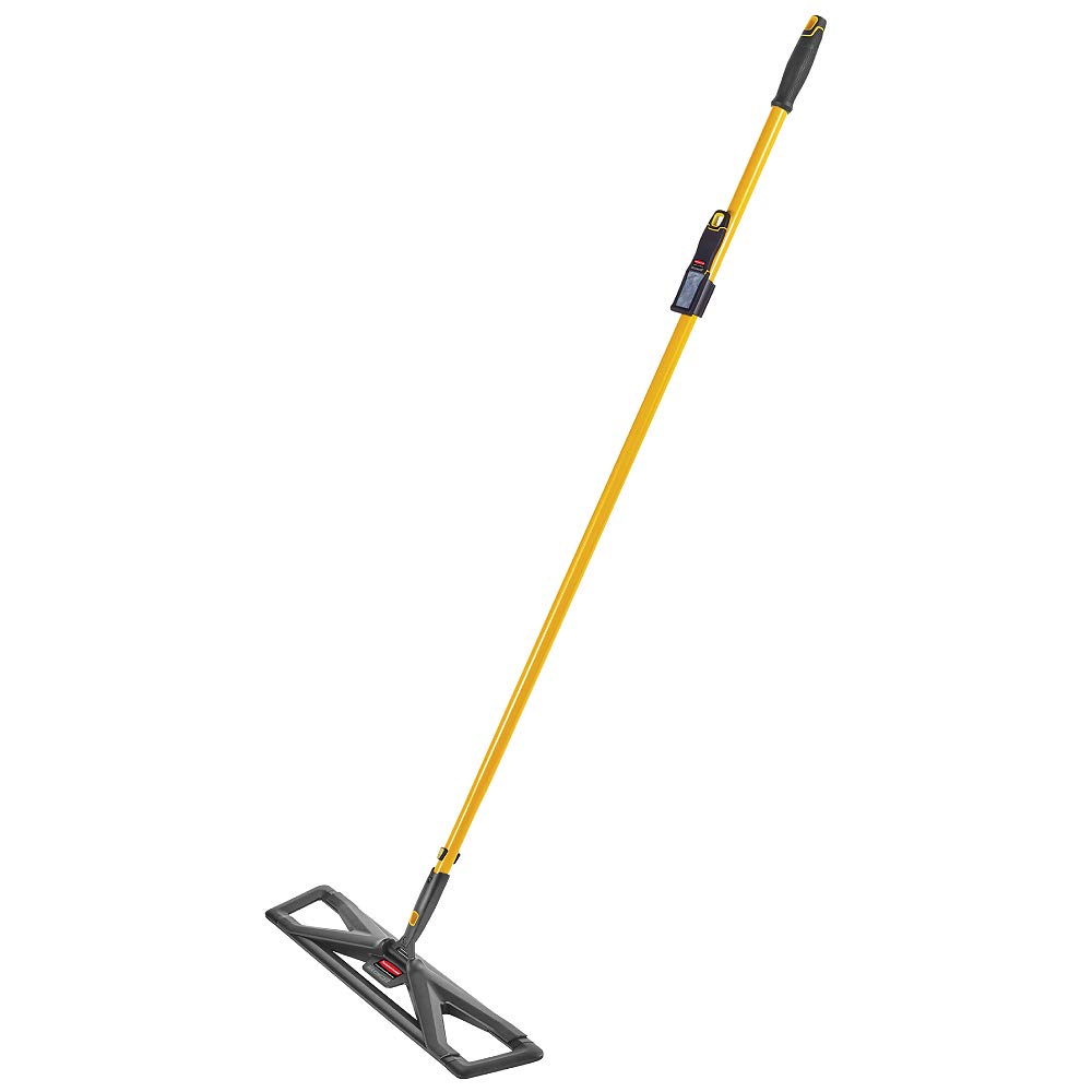 Rubbermaid Commercial 24-Inch Maximizer Dust Mop Pad with EZ Access Scraper - Heavy Duty Floor Cleaning for Schools, Hospitals & Offices