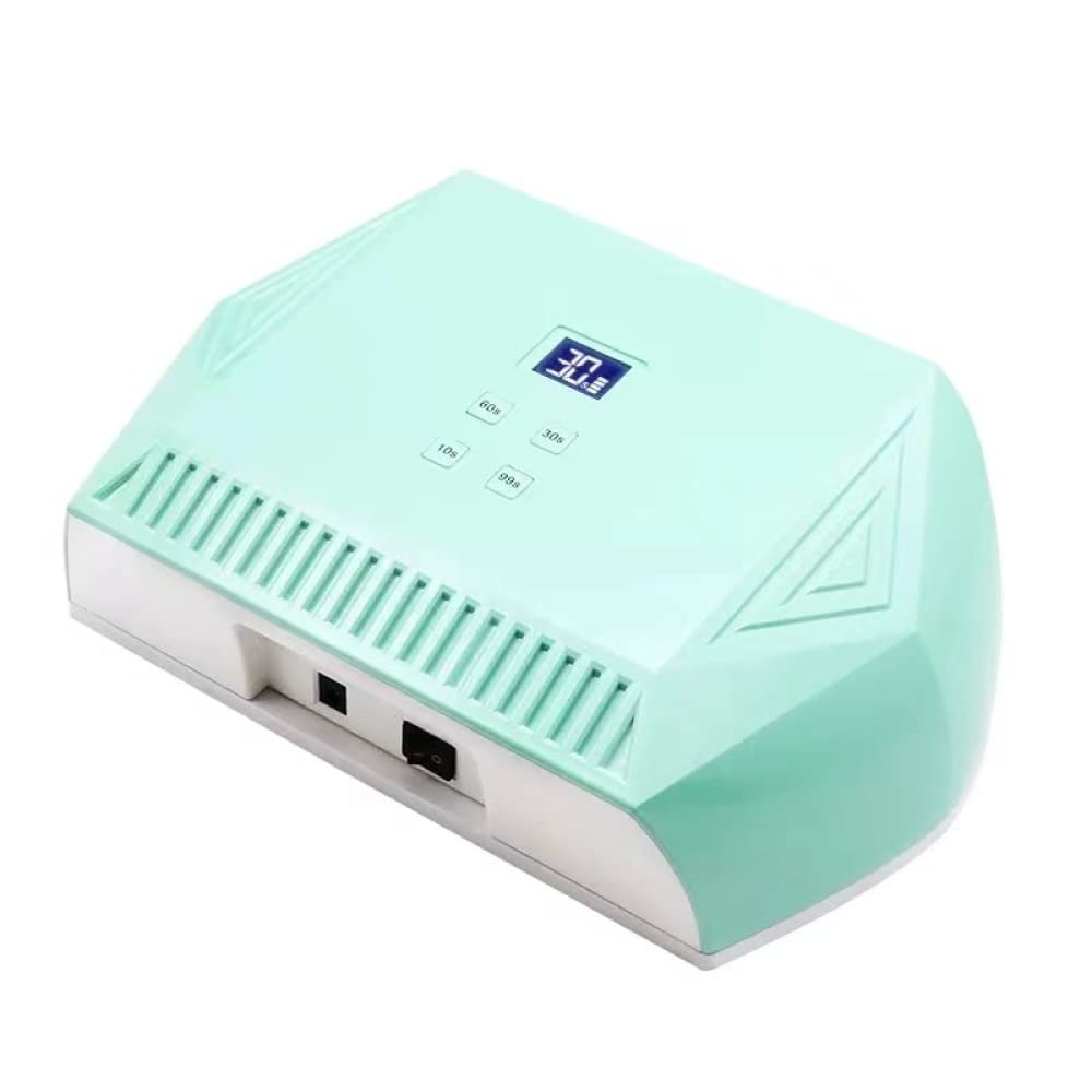 Rechargeable UV LED Nail Lamp - Fast Curing Cordless Gel Polish Dryer for Two Hands | Portable Manicure Machine with Red Light Technology | Perfect for Home Salons & Professional Nail Art