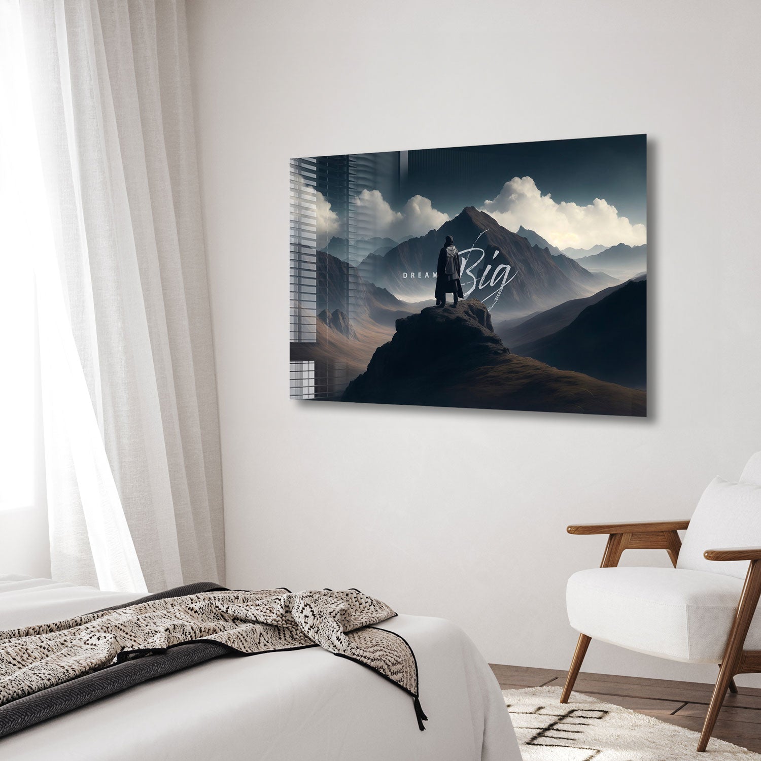 Dream Big - Inspirational Wall Art & Motivational Decor for Home, Office & Gifts - Perfect for Bedrooms, Living Rooms & Workspaces