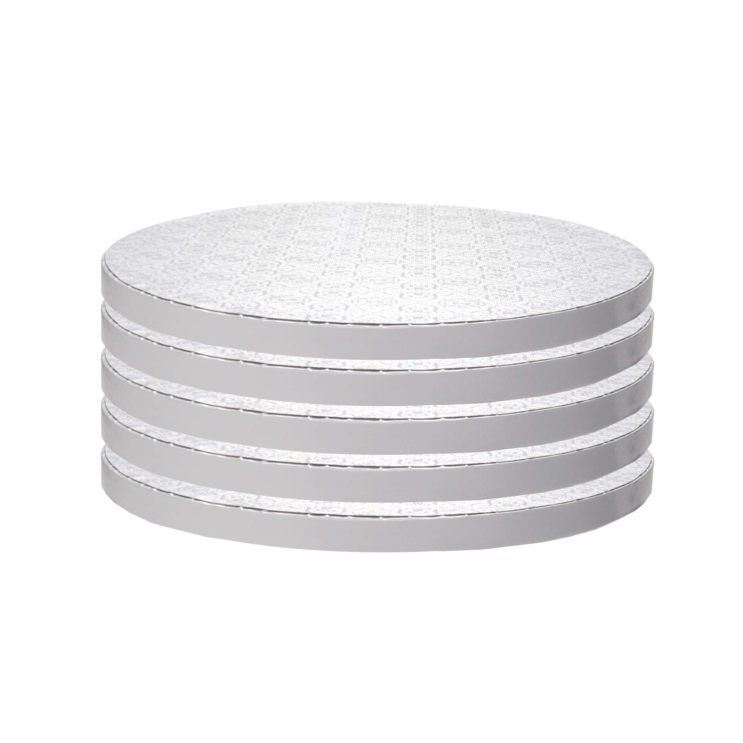 O'Creme White Round Cake Boards 16