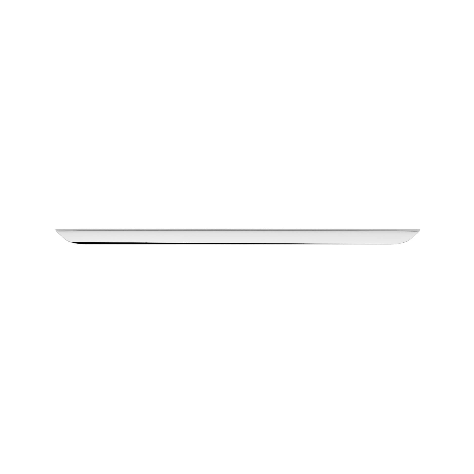 Richelieu Hardware 7975384140 Portree Collection 15 1/8-inch (384 mm) Chrome Modern Cabinet & Drawer Finger Pull Handle - Kitchen, Bathroom, Furniture Upgrade - Perfect for Cabinets, Dressers, Vanities & Home Renovation