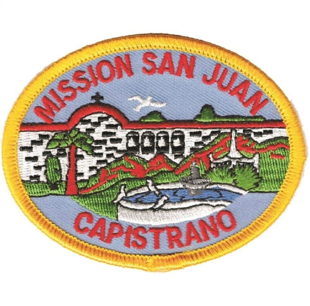 Mission San Juan Capistrano Embroidered Patch 3.5