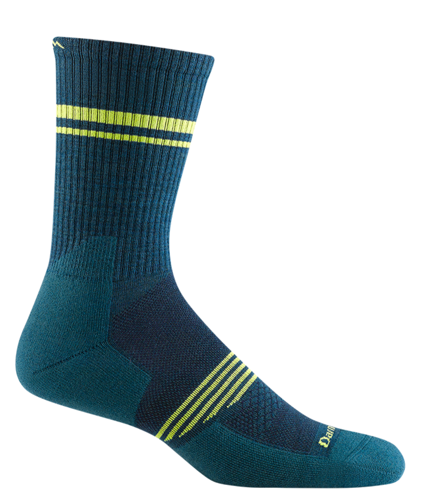Darn Tough Men's Run Element Lightweight Micro Crew Socks - Moisture Wicking, Cushioned Running Socks for Marathon, Hiking & Everyday Wear